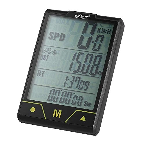 Cycling Computer : Bike SpeedometerBike Computer Odometer Wireless / Wired Bicycle Speedometer Backlight Water Resistantfor Turbo Trainer Bicycle (Size:Wired ; Color:Black)