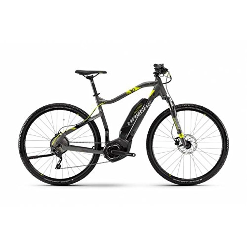 Bici elettriches : Haibike Sduro Cross 4.0 Donna Nero / Lime opaco 2017 e Cross Bike, schwarz / lime matt, 40