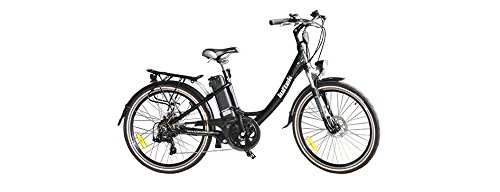 Bici elettriches : Luftek Bici Elettrica Modello 212 HP Black 16Ah