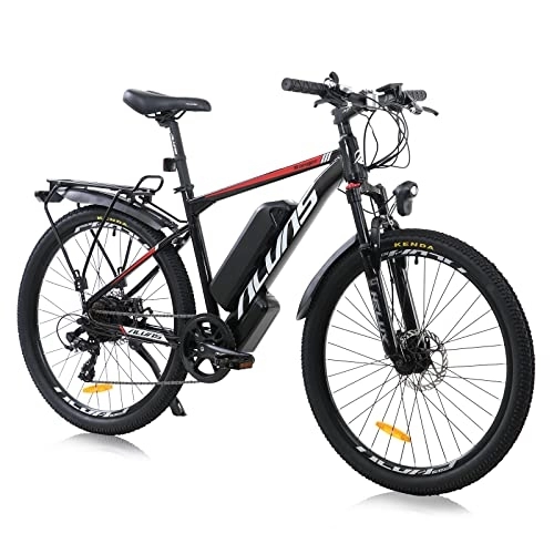 Electric Bike : Hyuhome Electric Bikes for Adults Aluminum Alloy Ebike Bicycle with Removable 36V / 12.5Ah Lithium-Ion Battery (26'', red-36V 12.5Ah)