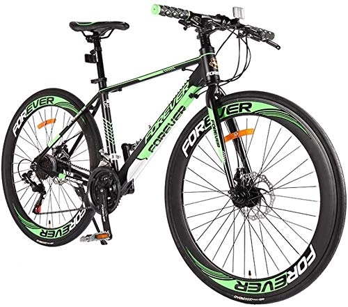 Rennräder : LEYOUDIAN Adult Rennrad, Scheibenbremsen Rennrad, 21 Geschwindigkeit Leichte Aluminium-Rennrad, Männer Frauen 700C Räder Rennrad (Color : Green)