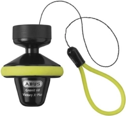 ABUS Accessories ABUS Granit Victory X-Plus 68 Disc Lock w / Rollup - 14mm / Hi-Visibility Yellow