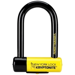Kryptonite Accessories Kryptonite New York Fahgettaboudit Mini Lock, Yellow, S