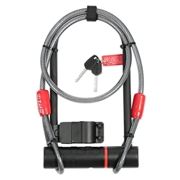 Zefal Accessories ZEFAL 4922B K-TRAZ U11 & Cable U-Lock, Black, 115 x 230 mm