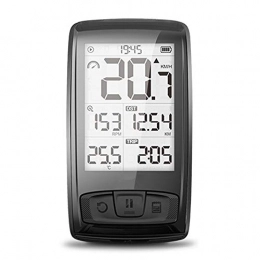 AWIS Bike Computer,Bluetooth Wireless Road Bicycle Speedometer Odometer Backlight IPX5 Waterproof with Cadence Sensor