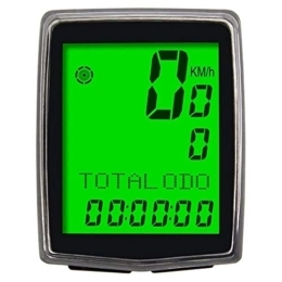 Ldelw Cycling Computer Ldelw Bicycle odometer 12 / 24-hour Clock Wired / Wireless Bike Computer For Biking Enthusiast Waterproof bicycle odometer (Color : Blue Size : ONE SIZE) sunyangde (Color : Black, Size : One Size)