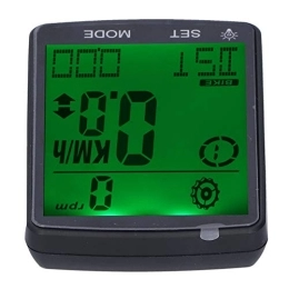 SHYEKYO Cycling Computer SHYEKYO Bicycle Speedometer, Cycling Odometer Easy Installation ABS Wear Resisting Fine Processing for Bikes(Green)