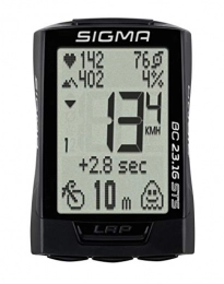 Sigma Sport Cycling Computer Sigma Sport Bicycle Computer BC 23.16 STS, 23 Functions, Ghost-Race, wireless Bike Computer, Cadence, Heart rate, Black