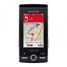 Sigma Sport Cycling Computer Sigma Sport ROX 12.0 Basic, GPS Bike Computer with map navigation and color touch screen, White