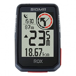 Sigma Sport Cycling Computer Sigma Sport Unisex – Adult's Bicycle Computer, Black, ROX 2.0