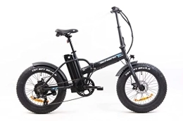 F.lli Schiano Bici elettriches F.lli Schiano E- Boss 20'' E-bike , Bicicletta elettrica Pieghevole Unisex Adulto con Motore 250W e 7 velocità, Batteria al Litio 36V 10, 4Ah estraibile, Nera