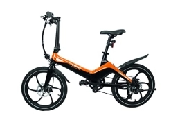 Blaupunkt  Blaupunkt Fiene Bicicleta plegable eléctrica de 20 pulgadas, color naranja / negro / modelo 2022
