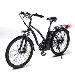 Bodywel  Bodywel Bicicleta eléctrica 26" Bicicleta eléctrica para Adultos, 36V 15Ah batería extraíble, 7 engranshimano, Motor de 250W, Pantalla LED E Bike