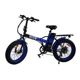 Inter  Inter X8 Bicicleta Urbana, Adultos Unisex, Negro Azul, Medium