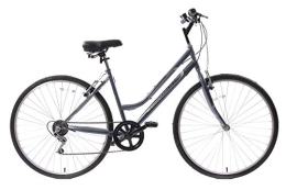 Discount Comfort Bike Discount Professional Premium Womens Hybrid Comfort Bike Commuter City Trekking Bike 700c Wheel 18'' Frame Step Through Grey
