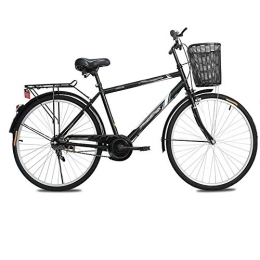 FRYH Comfort Bike FRYH Retro Mobility Bicycle, Labor-saving And Durable, Suitable For Leisure, Transportation, Entertainment And Fitness, Black
