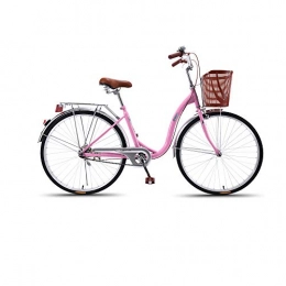 FRYH Bike FRYH Women's Bicycles, Light Commuter Bikes For Work, Suitable For Short-distance Travel And Daily Work, Pink