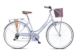 Wildtrak Comfort Bike Wildtrak - Steel City Bike, Adult, 700C, 6 Speed, Shimano shifters - Grey