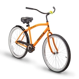 Hurley Bike Hurley Bikes Malibu Cruiser Single Speed Bicycle (Orange, Medium / 17 Fits 5'4"-6'0")
