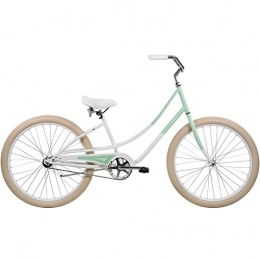 Pure Cycles Bike Pure City Women's 1-Speed Cruiser Bicycle, 26" Wheels / 15.5" Frame, Sydney Mint / White / Cream