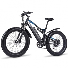 CANTAKEL Bike CANTAKEL Electric Bike, 26 Inch Electric Mountain Bike with 48V 17Ah Removable Li-Ion Battery, Professional 7 Speed Transmission, Pedal Assist Electric Bike