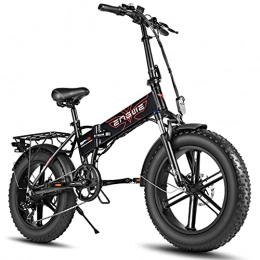 Fafrees Bike Fafrees EP2-PRO Fat Electric Bike 750W, 20 Inch Folding E-bike for Adults, Max Speed 45 km / h, Battery 48V / 12.8AH (Black)
