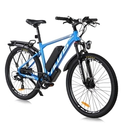 Hyuhome Electric Bike Hyuhome Electric Bikes for Adults Men Women, 26'' E Bikes for Men, Electric Mountain Bike with 36V 12.5Ah Removable Battery and 250W BAFANG Motor (Blue)
