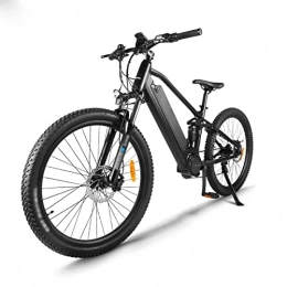 LDGS Electric Bike LDGS ebike Electric Bike Adults 750W Motor 48V 25Ah Lithium-Ion Battery Removable 27.5'' Fat Tire Ebike Snow Beach Mountain E-Bike (Color : BLK with Spare Batt)