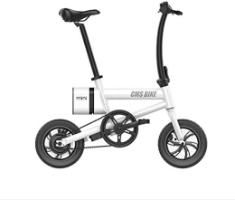 Generic Electric Bike Luxury Electric bikes, 12 In Folding Electric Bike 250W 36V 6A Removable Lithium Battery with USB Interface and Dual Disc Brakes City Commuter Bicycle Maximum Speed 25Km / H with LED Battery Indicato