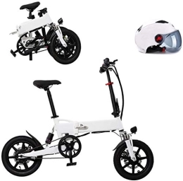 Generic Electric Bike Luxury Electric bikes, 14" Electric Mountain Bike, Brushless 250W, Removable 36V / 7.8Ah Lithium Battery, Dual Disc Brakes, Mountain Ebike, Top Speed 25KM / H