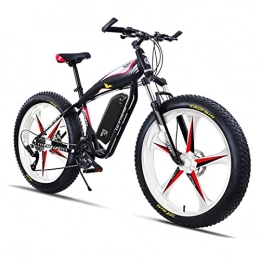 Electric oven Electric Bike Mountain Electric Bikes For Men 750W / 1000W High Speed Motor Ebike 48V 15Ah 26 * 4.0 Inch Fat Tire Electric Mountain Bicycle Snow Beach Off-Road E Bikes (Color : 750W WHITE Version)