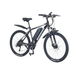 GSOU  SOODOO 26" Electric Bikes for Adults. 2604 Ebikes with 250W High-Speed Brushless Motor. Electric Bikes Built-in 36V-8AH Removable Li-Ion Battery, MICRO NEW 27-Speed, G51 LCD Display, Dual Disk Brake