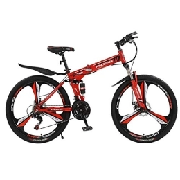 CHHD Bike CHHD Adult Off-road Mountain Bike Double Shock-absorbing 26 / 24 Inch Foldable Bike, 21-speed / 24-speed / 27-speed