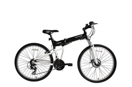 ECOSMO Folding Bike ECOSMO 26" Wheels New Aluminium Folding MTB Bicycle Bike SHIMANO- 26AF18BL