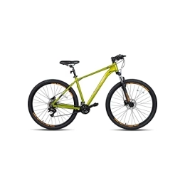 HESND Bike HESNDzxc Bicycles for Adults Mountain Bike for Men Adult Bicycle Aluminum Hydraulic Disc-Brake 16-Speed with Lock-Out Suspension Fork (Color : Yellow, Size : X-Large)