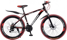 JIAWYJ Mountain Bike JIAWYJ YANGHAO-Adult mountain bike- 26In 21-Speed Mountain Bike for Adult, Lightweight Aluminum Alloy Full Frame, Wheel Front Suspension Mens Bicycle, Disc Brake YGZSDZXC-04 (Color : Black, Size : C)