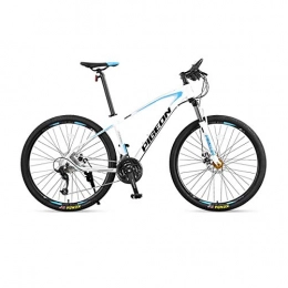 Kehuitong Bike Kehuitong 27.5 Inch 27-speed Mountain Bike, Bicycle, Male And Female Student City Commuter, Adult Mountain Biking The latest style, simple design (Color : White, Edition : 27 speed)