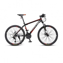 Kehuitong Mountain Bike Kehuitong 27 Speed Road Bike Light Aluminum Frame 700C Road Bicycle, Dual Disc Brakes, The latest style, simple design (Color : Black, Size : 27.5 inches)
