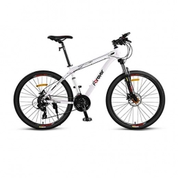 Kehuitong Bike Kehuitong Bicycle, Mountain Bike, Adult Male Student Bicycle, 26 Inch 21 Speed, Road Bike The latest style, simple design (Color : White, Edition : 21 speed)