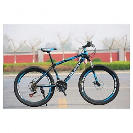LHQ-HQ Mountain Bike LHQ-HQ Outdoor sports 2130 Speeds Mountain Bike 26 Inches Spoke Wheel Fork Suspension Dual Disc Brake MTB Tire Bicycle Outdoor sports Mountain Bike (Color : Blue, Size : 27 Speed)