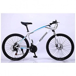 LHQ-HQ Bike LHQ-HQ Outdoor sports 26'' Aluminum Mountain Bike with 17'' Frame DiscBrake 2130 Speeds, Front Suspension Outdoor sports Mountain Bike (Color : White, Size : 27 Speed)