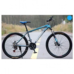 LHQ-HQ Mountain Bike LHQ-HQ Outdoor sports 26" Mountain Bike Unisex 2130 Speeds Mountain Bike, HighCarbon Steel Frame, Trigger Shift Outdoor sports Mountain Bike (Color : Blue, Size : 30 Speed)