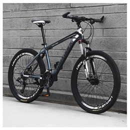 LHQ-HQ Bike LHQ-HQ Outdoor sports Mens MTB Disc Brakes, 26 Inch Adult Bicycle 21Speed Mountain Bike Bicycle, Gray Outdoor sports Mountain Bike
