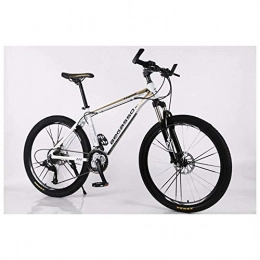 LHQ-HQ Bike LHQ-HQ Outdoor sports Moutain Bike Bicycle 27 / 30 Speeds MTB 26 Inches Wheels Fork Suspension Bike with Dual Oil Brakes Outdoor sports Mountain Bike (Color : Gold, Size : 27 Speed)