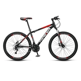 MDZZYQDS Mountain Bike MDZZYQDS 24 Inch Adult Mountain Bike, Front and Rear Disc Brake, 21 Speed Dual Disc Brakes Front Suspension Bicycle for Men - Bicycle for Boys, Girls, Men and Women
