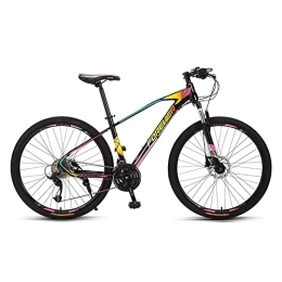 MDZZYQDS Mountain Bike MDZZYQDS 27.5 Inch Mountain Bike 27 Speed MTB Bicycle for Men, Front and Rear Disc Brake, Bicycle for Boys, Girls, Men and Women Suitable from 160-195 cm, Bike weight: 15.5KG