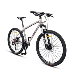 FEFCK Mountain Bike Mountain Bike Cross-country Variable Speed 30-speed All Terrain Dual Disc Brake Damping Bicycles Chrome Molybdenum Steel Frame 27.5 Inches