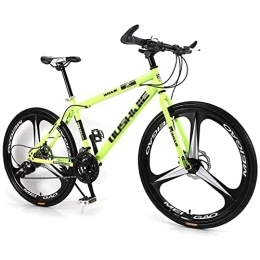 PhuNkz Mountain Bike PhuNkz 26 inch Mountain Bike for Women / Men Lightweight 21 / 24 / 27 Speed Mtb Adult Bicycles Carbon Steel Frame Front Suspension / Yellow / 24 Speed