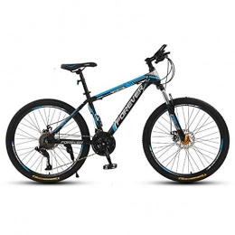 SXXYTCWL Mountain Bike SXXYTCWL 26-Inch Wheels Mountain Bike, 21-Speed Outroad Bicycles, Suspension MTB, Mechanical Disc Brakes, Comfortable And Professional jianyou (Color : Black blue)