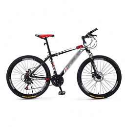 T-Day Mountain Bike T-Day Mountain Bike 21 Speed 26 Inch Mountain Bike High Carbon Steel With Thickened Saddle Full Suspension Disc Brake Outdoor Bikes For Men Woman Adult And Teens(Size:21 Speed, Color:Red)
